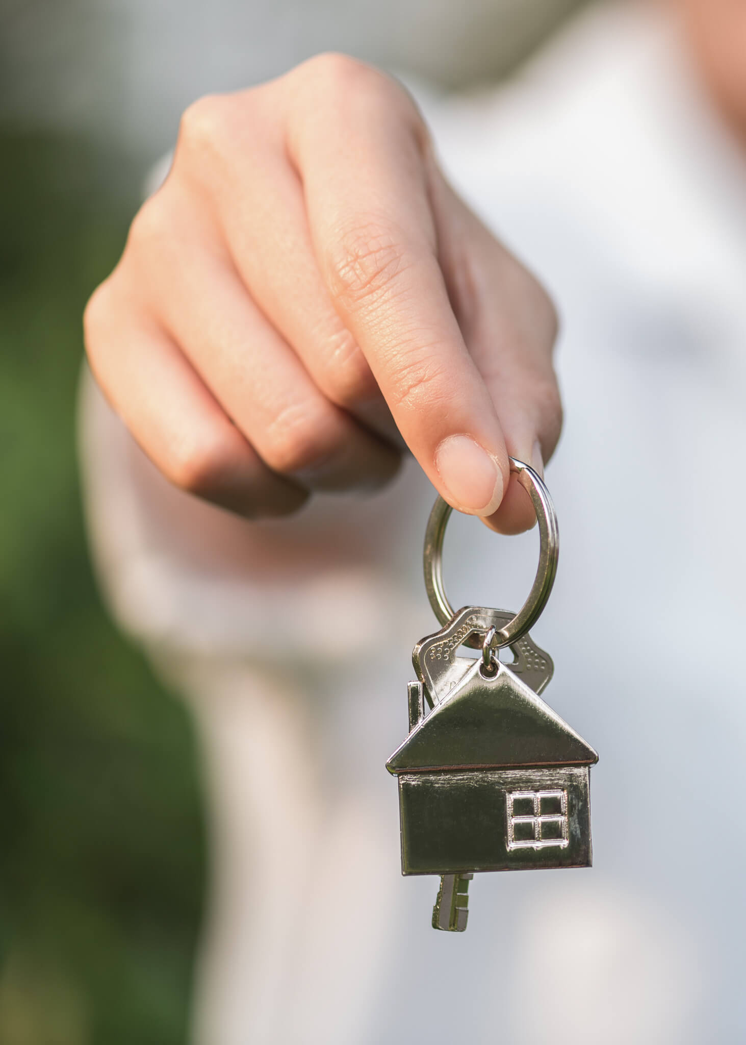 A Derventio property owner with a key to leased housing