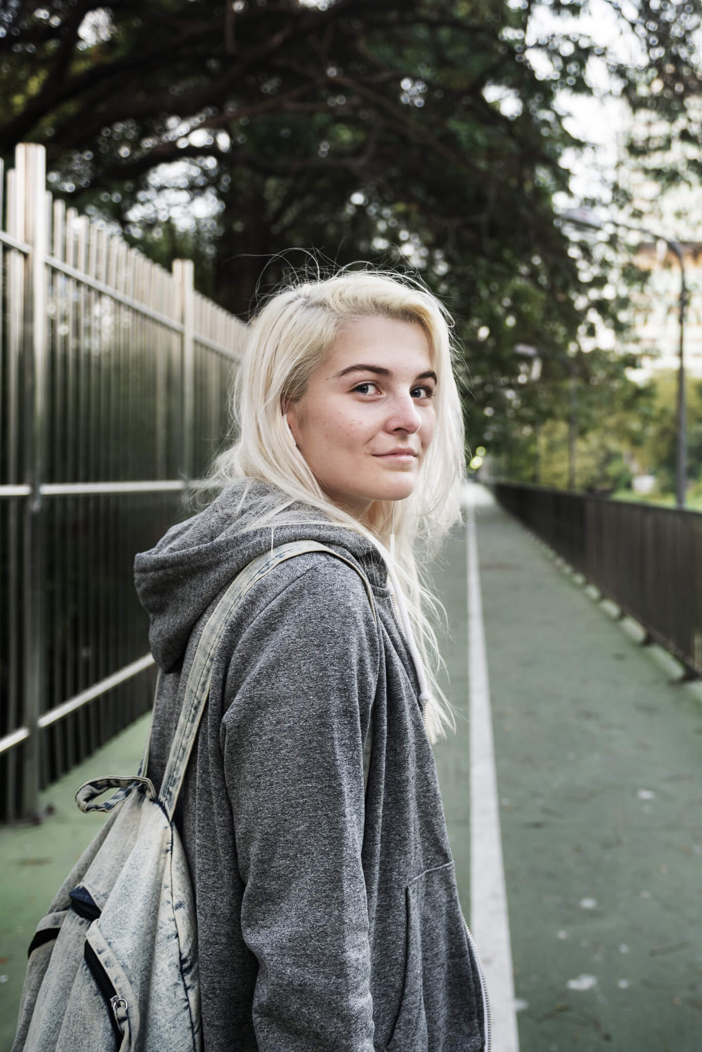 A young woman dealing with the reality of homelessness