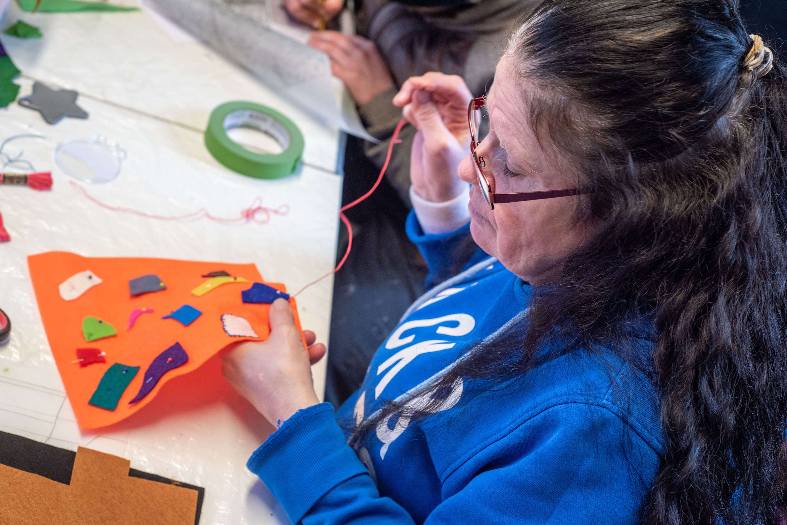 Creating textile banners at Growing Lives featured image