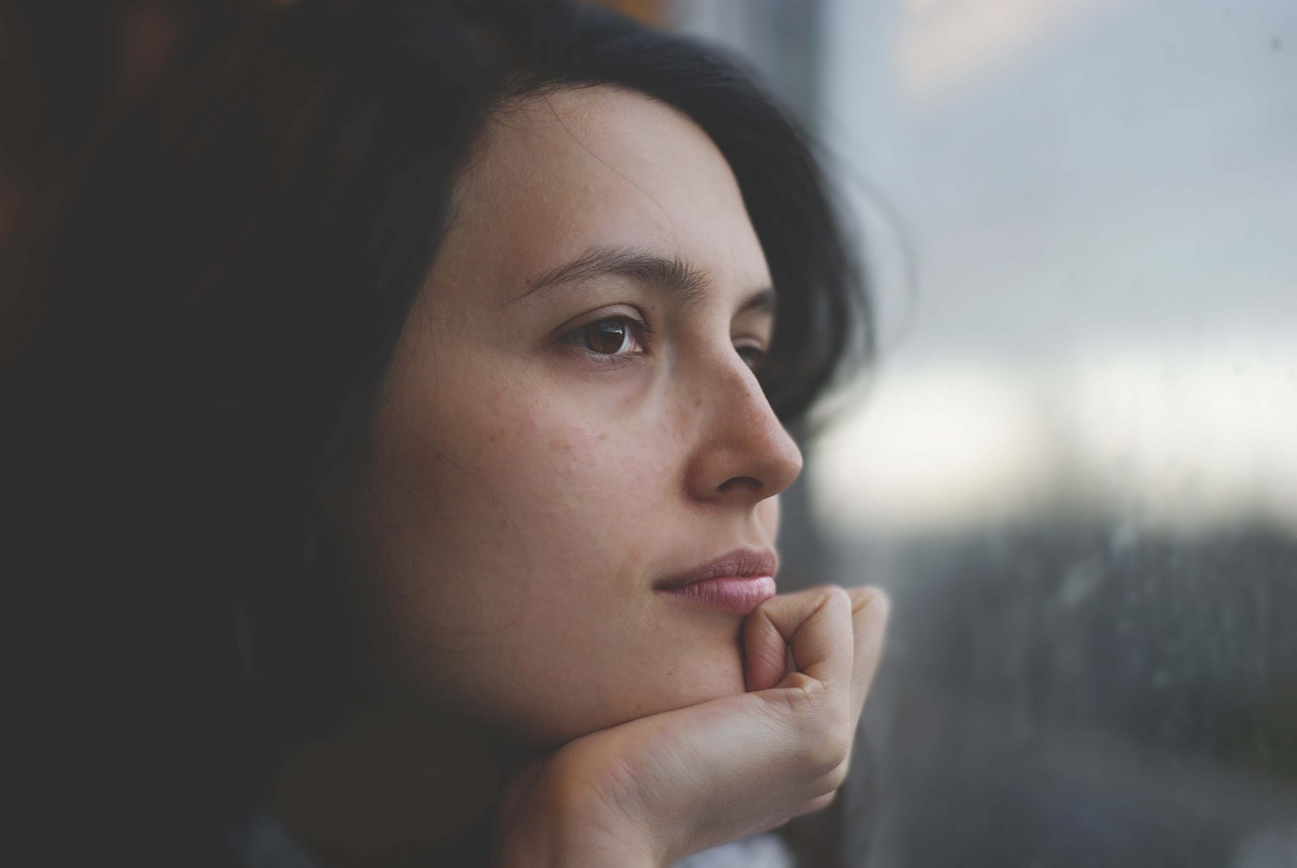 A homeless woman who is looking for help